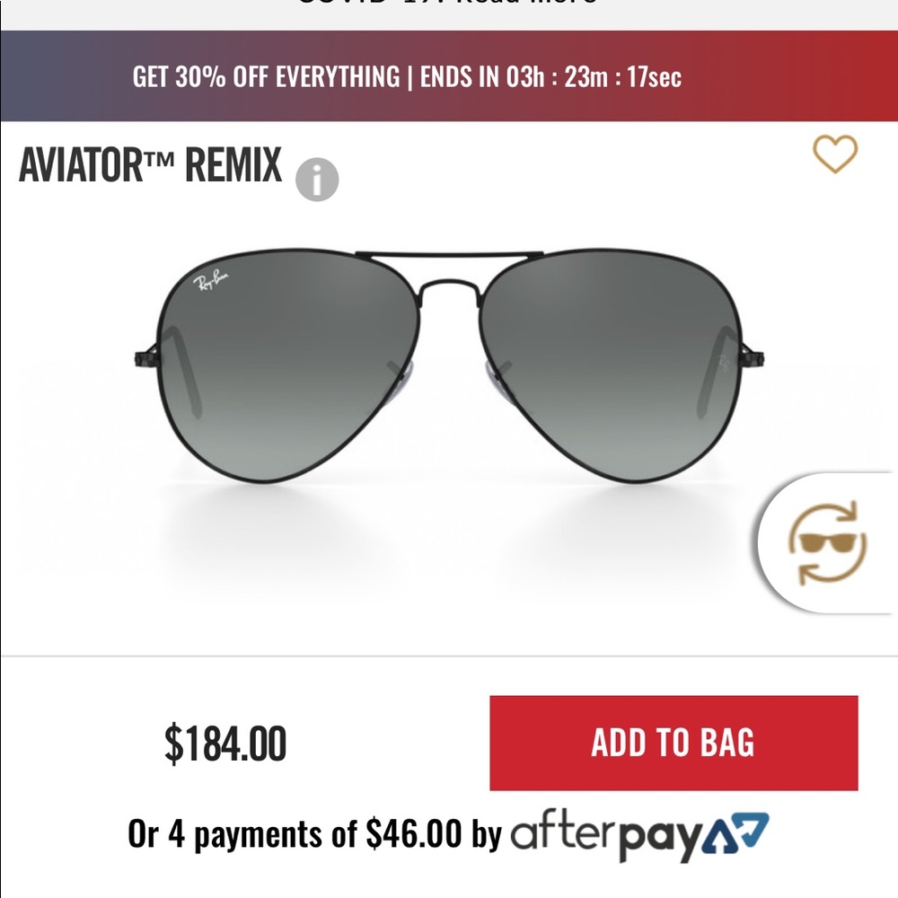 Black Gradient Ray-Bans - Picture 7 of 8